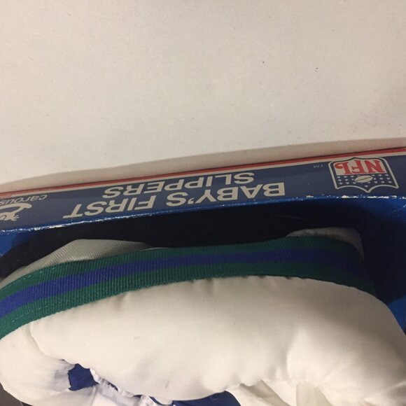 NFL Seattle Seahawks Signed Steve Largent Football Baby Slippers Carousel By Guy - Picture 4 of 9